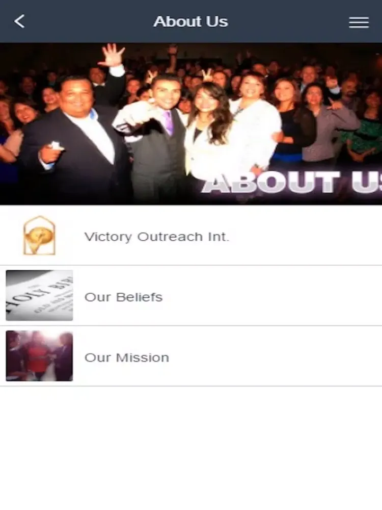 Victory Outreach Heart iPad  سکرین شاٹس
