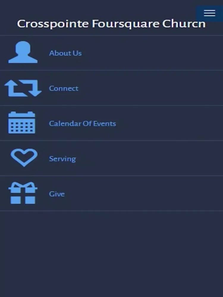 Скриншоты Crosspointe 4Square Church iPad 