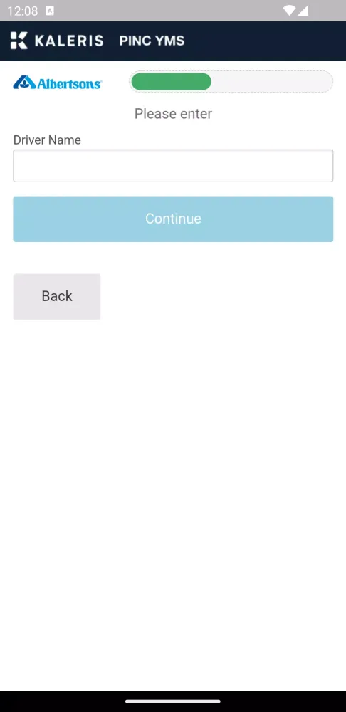 Albertsons Driver Self CheckIn Screenshots