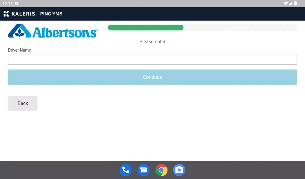 Albertsons Driver Self CheckIn Screenshots