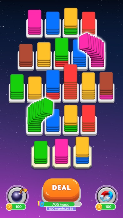 Card Shuffle - Color Sorting应用截图