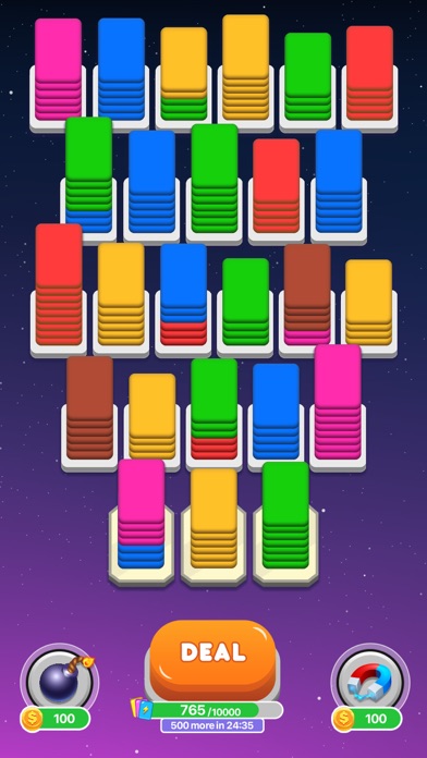 Card Shuffle - Color Sorting应用截图