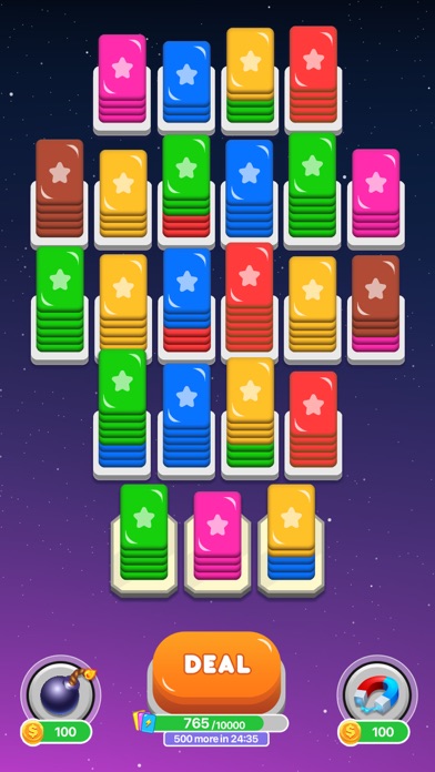 Card Shuffle - Color Sorting应用截图