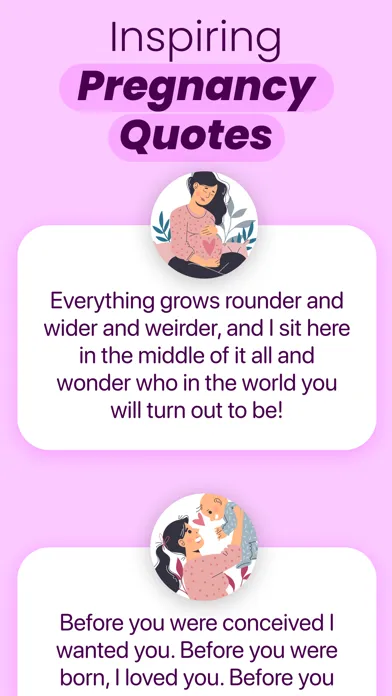 Tangkapan skrin Pregnancy Countdown • Baby