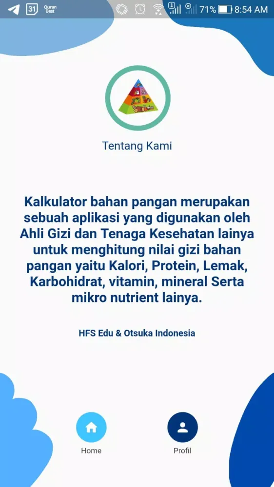 Kalkulator Bahan Pangan應用截圖