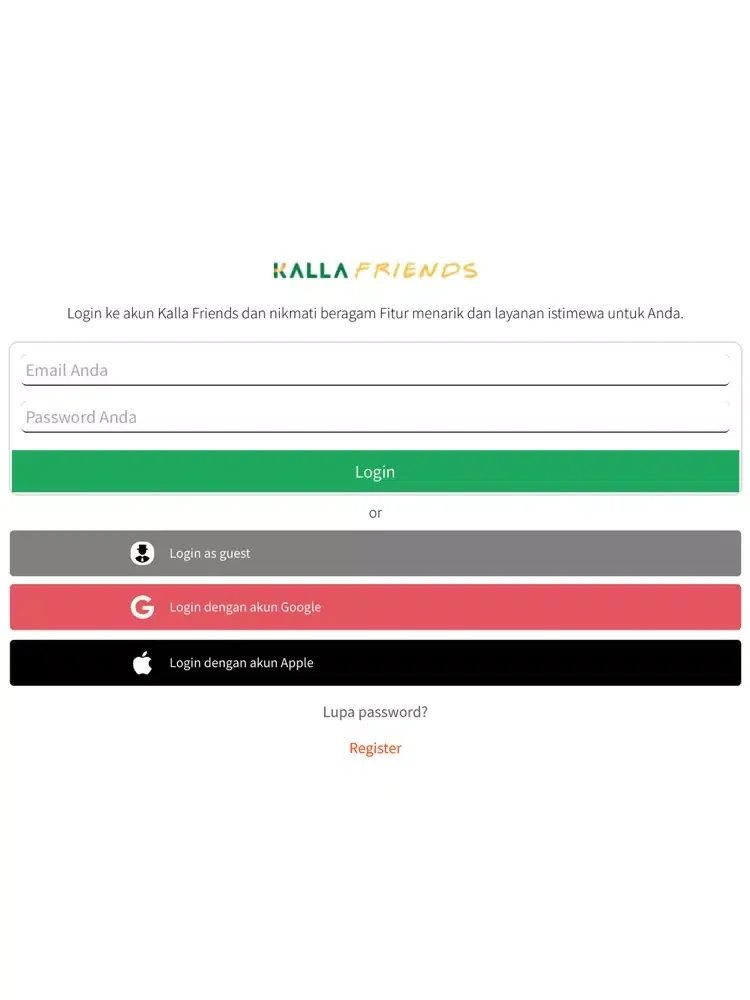Kalla Friends iPad  Ekran Görüntüleri