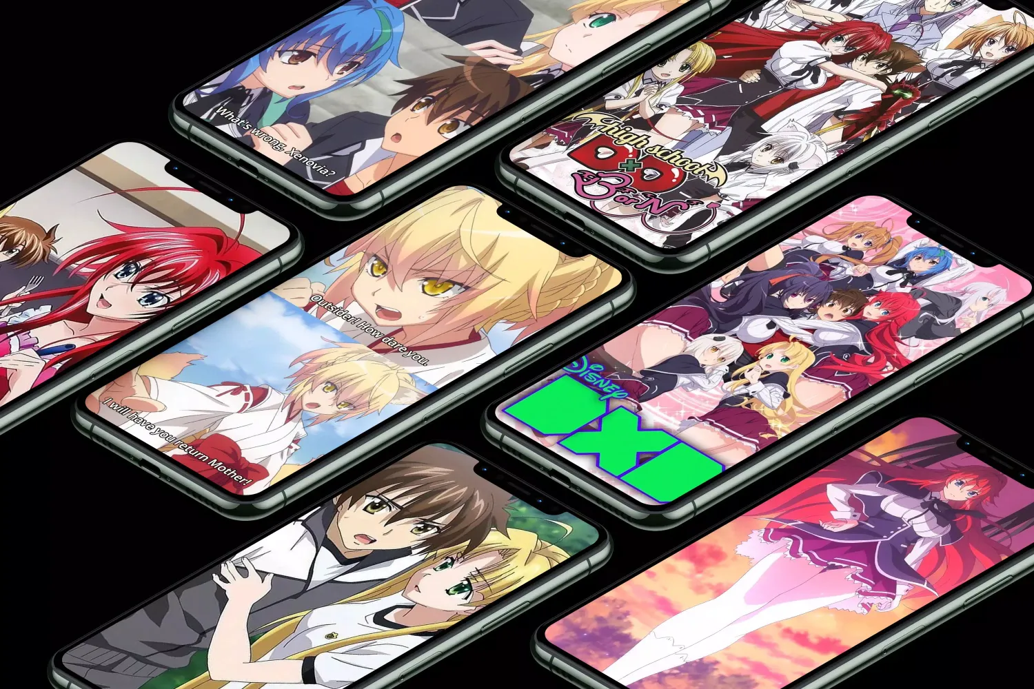 Capturas de tela do DXD High School Wallpapers HD