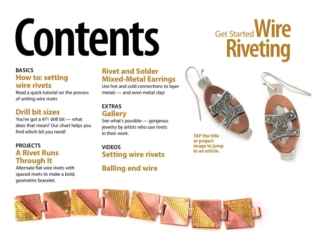 Tangkapan layar Art Jewelry Techniques iPad 