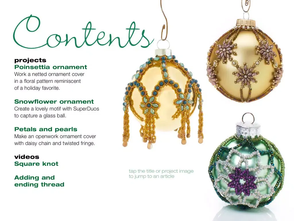 Capturas de pantalla de How to Make Holiday Ornaments iPad 