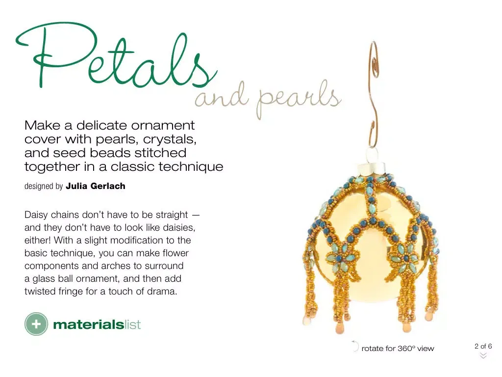 Capturas de pantalla de How to Make Holiday Ornaments iPad 