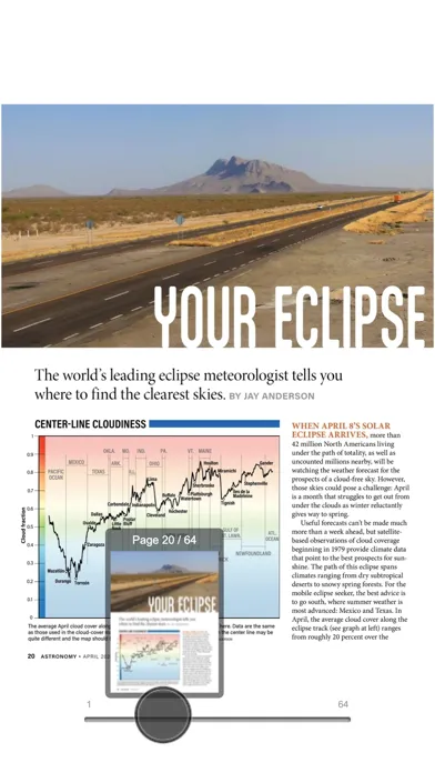 Ảnh chụp màn hình của Astronomy Magazine