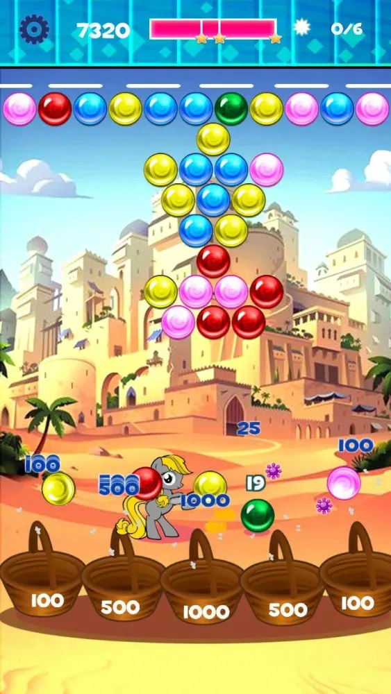 Capturas de tela do Bubble Shooter