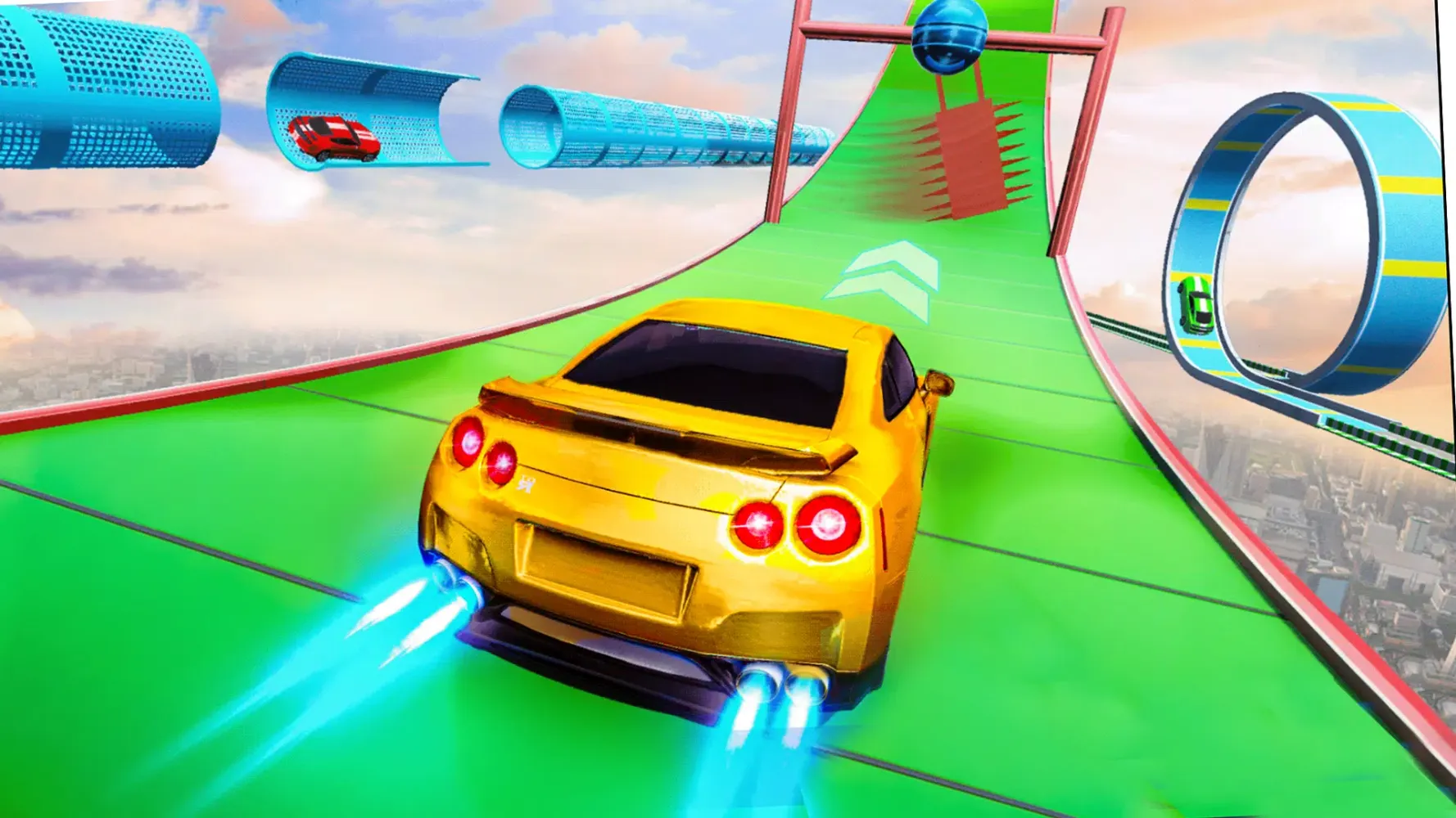 Crazy Impossible Car Stunts 3D Screenshots