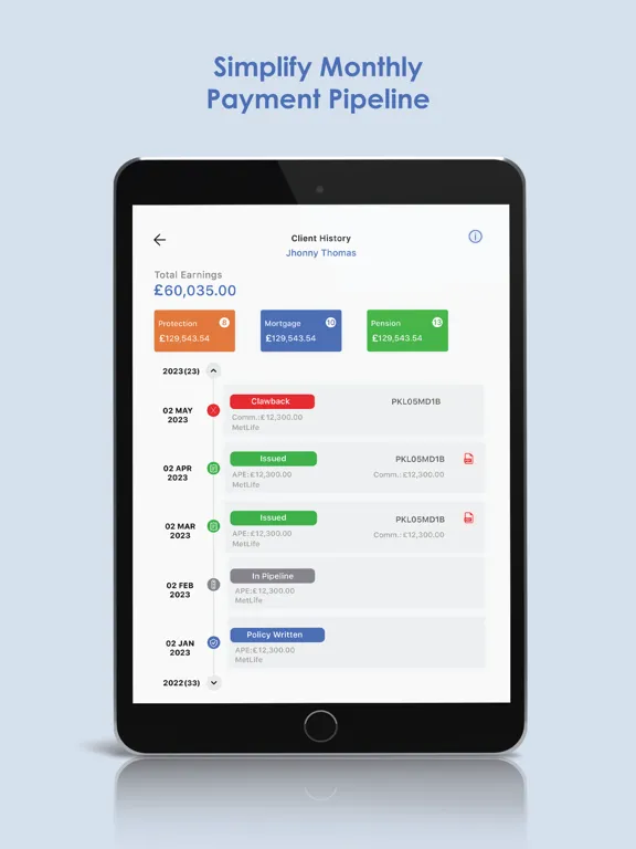 Kalon Financial iPad  Ekran Görüntüleri