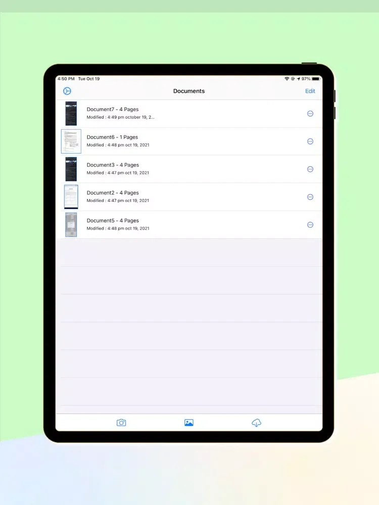 Captures d'écran de Doc Scanner :PDF Editor & Scan iPad 