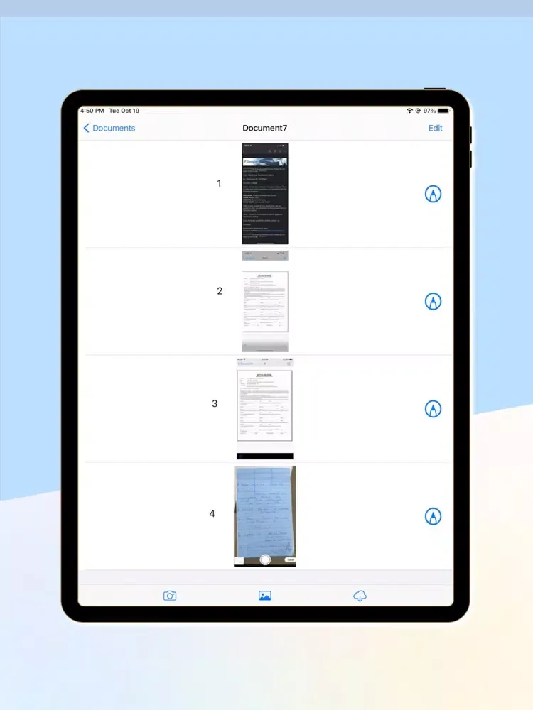 Captures d'écran de Doc Scanner :PDF Editor & Scan iPad 