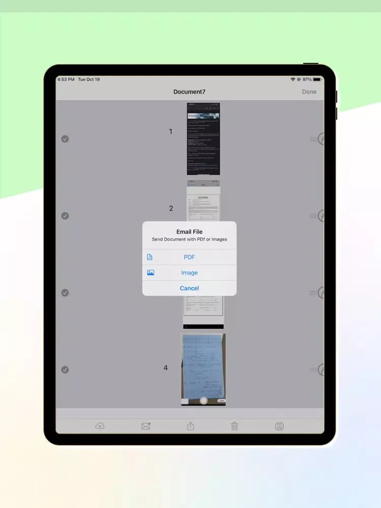Captures d'écran de Doc Scanner :PDF Editor & Scan iPad 