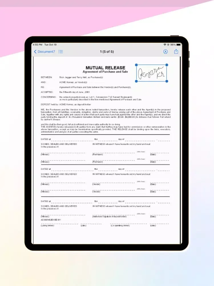 Captures d'écran de Doc Scanner :PDF Editor & Scan iPad 