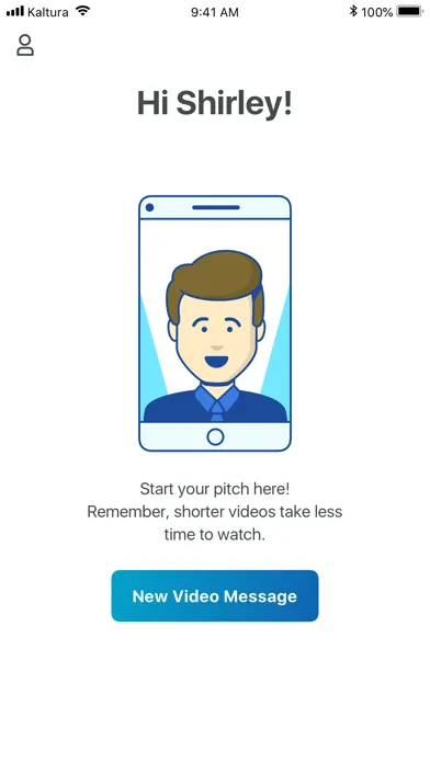 Скриншоты Kaltura Pitch Video Messaging