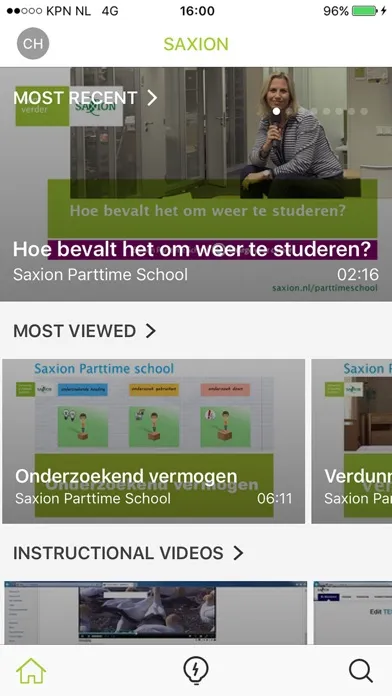 Video Saxion Screenshots