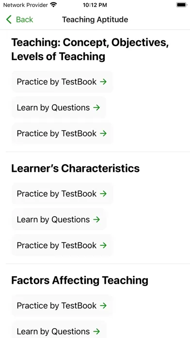 Zrzuty ekranu UGC NET Exam Prep - KalviApp