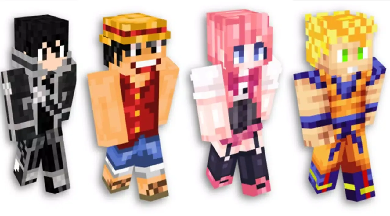 تصاویر Anime Skins for Minecraft PE