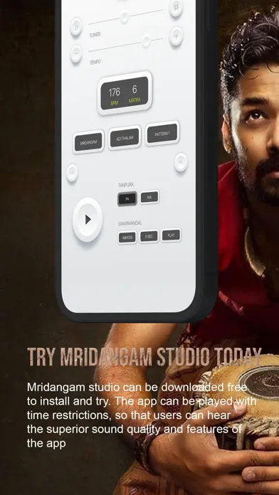 Tangkapan skrin Mridangam Studio