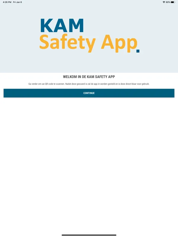 KAM Safety App iPad  スクリーンショット