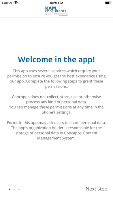 KAM Safety App スクリーンショット