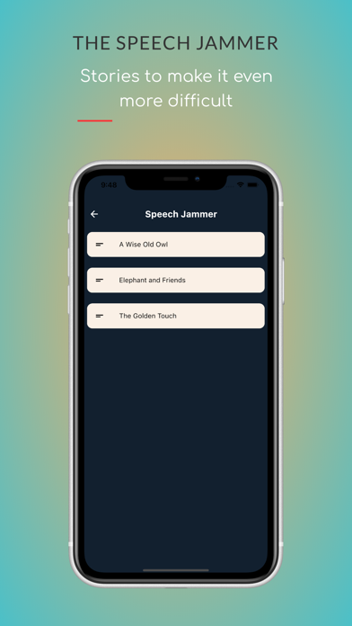 Ảnh chụp màn hình của The Speech Jammer