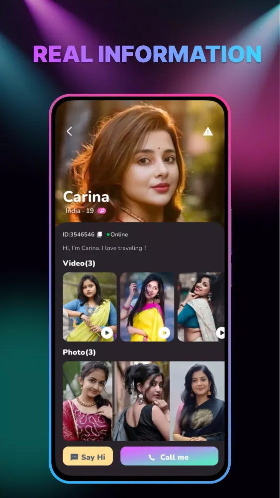 Screenshot di Online Girls Video Chat-Kamaa
