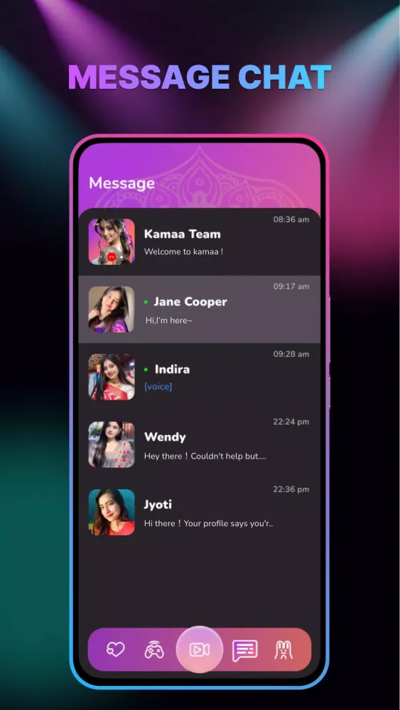 Screenshot di Online Girls Video Chat-Kamaa