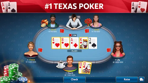 Capturas de tela do Texas Hold'em Poker: Pokerist
