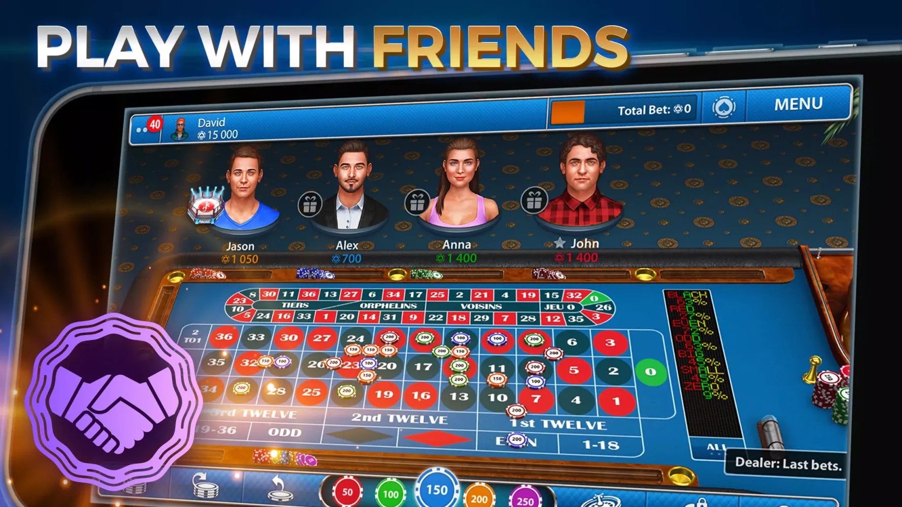 Ảnh chụp màn hình của Casino Roulette: Roulettist