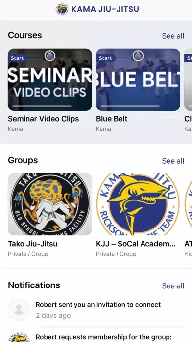 Tangkapan skrin Kama Jiu-Jitsu Online
