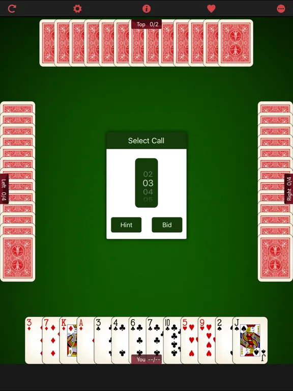 Call Bridge - Card Game iPad  Screenshots