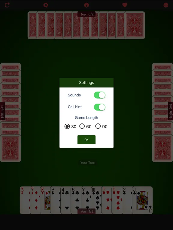 Call Bridge - Card Game iPad  Screenshots