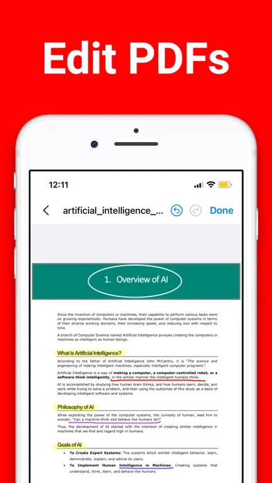 Captures d'écran de PDF Editor - Draw & Annotate