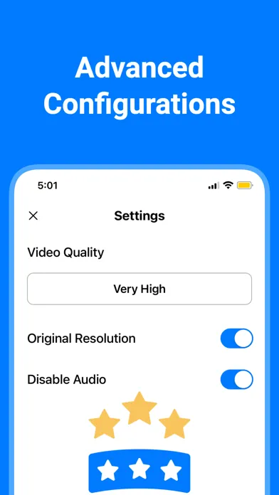 Screenshot di Compress Videos - Reduce Size