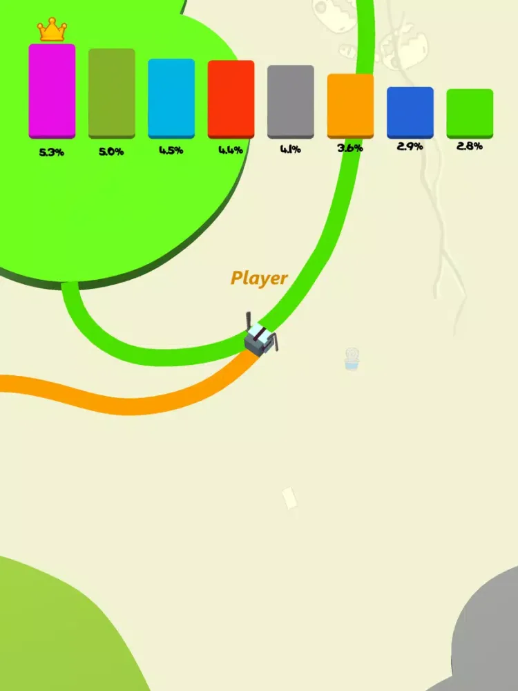 Paper.io 2 - Multiplayer iPad  스크린샷