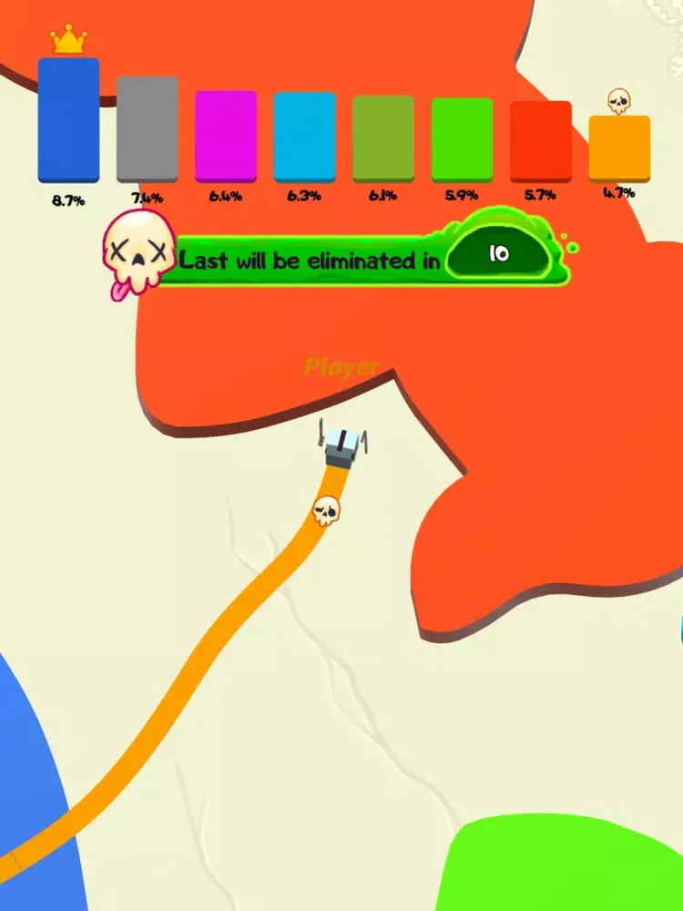 Paper.io 2 - Multiplayer iPad  스크린샷