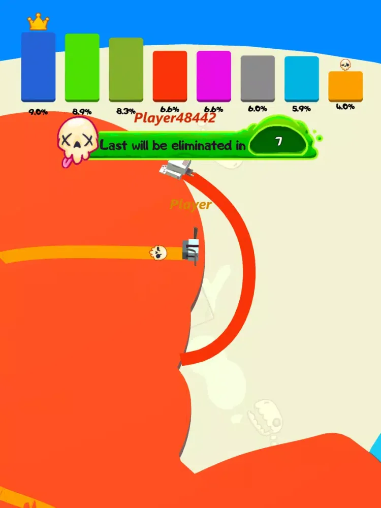 Paper.io 2 - Multiplayer iPad  스크린샷