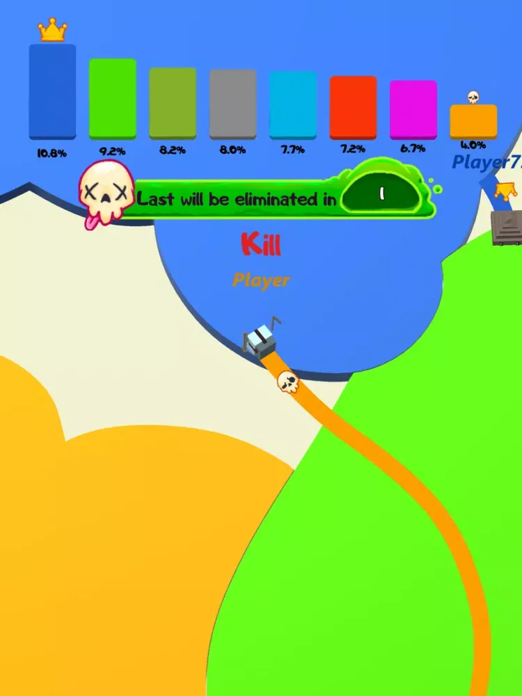 Paper.io 2 - Multiplayer iPad  스크린샷
