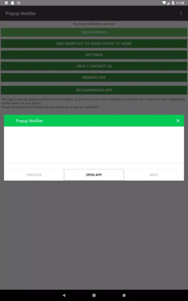 Popup Notification for LINE应用截图