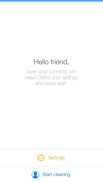 Zrzuty ekranu Contact Cleaner - clean your contacts with ease