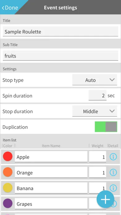 Captures d'écran de Custom Roulette