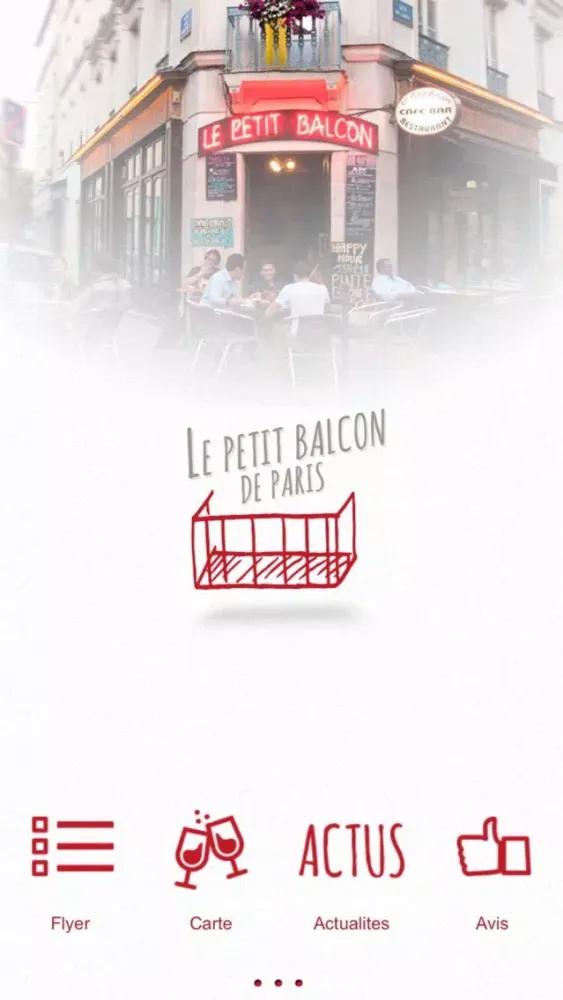 Tangkapan skrin Le Petit Balcon Paris