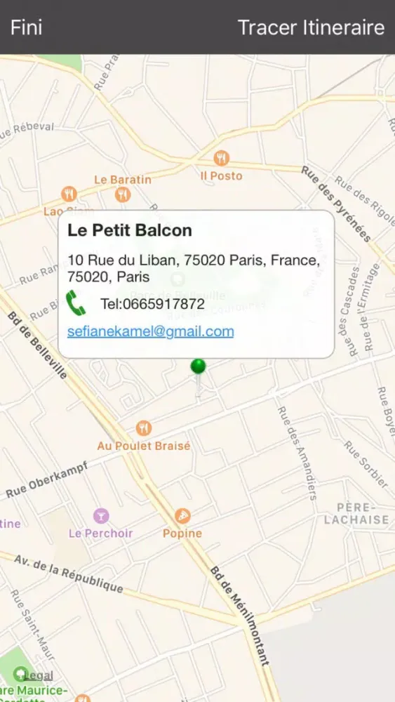 Tangkapan skrin Le Petit Balcon Paris