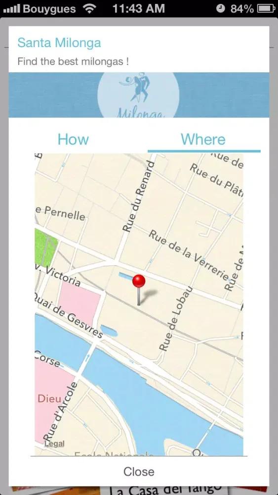 Capturas de pantalla de Milonga : Your tango events