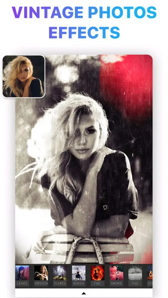Capturas de pantalla de Vintage FX Camera Photo Editor